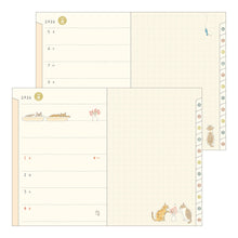 Laden Sie das Bild in den Galerie-Viewer, MIDORI - Taschenkalender 2026 - B6 Katze