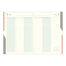 Load image into Gallery viewer, MIDORI - Double Schedule To Do 2026 - B6 Blue