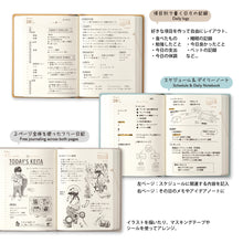 Laden Sie das Bild in den Galerie-Viewer, MIDORI - Diary Hibino 2026 - A6 Blau Grün