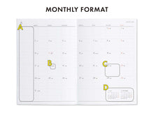 Load image into Gallery viewer, HIGHTIDE - Monthly Diary 2026 Shine B6 Slim - Ivory