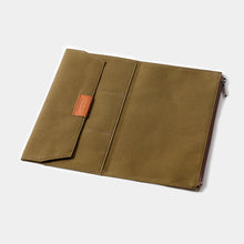 Load image into Gallery viewer, TRAVELER'S FACTORY - Notebook Cotton Zipper Case - Olive