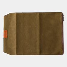 Load image into Gallery viewer, TRAVELER'S FACTORY - Notebook Cotton Zipper Case - Olive