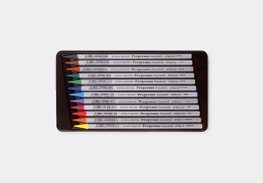 Koh-I-Noor - Set of 12 woodless aquarell coloured pencils