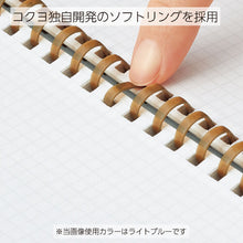 Load image into Gallery viewer, KOKUYO - Sooofa Softring Grid Notebook A5 - Blue