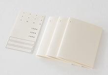 Laden Sie das Bild in den Galerie-Viewer, MIDORI - MD Notebook Light (3er Pack) - A6 blanco