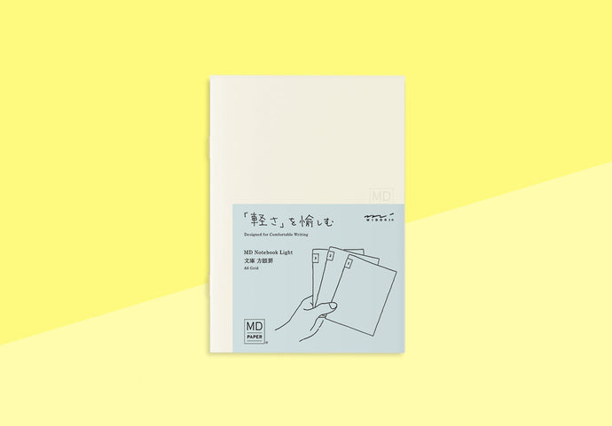 MIDORI - MD Notebook Light (3pcs pack) - A6 grid