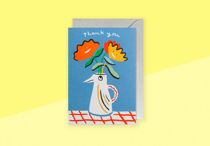 MARIE ASSÉNAT - Greeting card - Thank You Vase