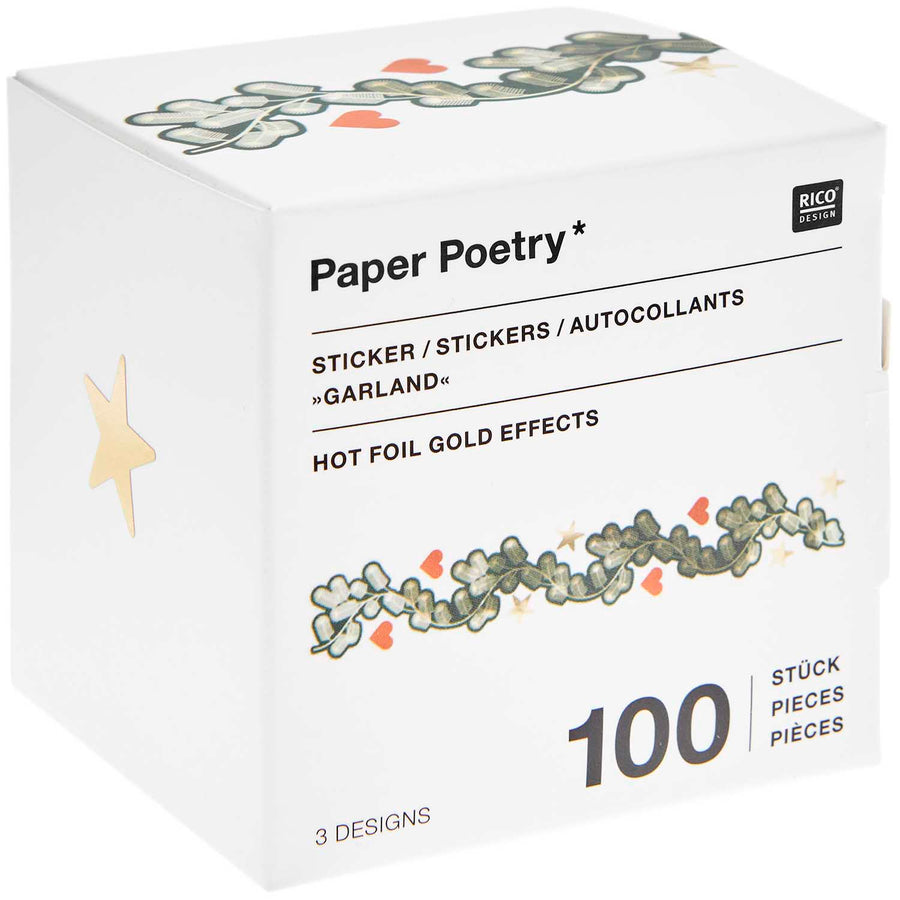 PAPER POETRY - Stickers garland - Christmas Rocks! - Branches