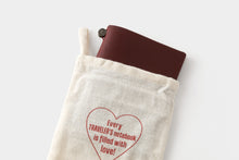 Load image into Gallery viewer, TRAVELER'S COMPANY – LOVE AND TRIP - Traveler's Notebook Passport red