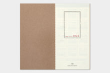 Load image into Gallery viewer, TRAVELER&#39;S COMPANY - Traveler&#39;s Notebook Regular - 2024 weekly + memo diary