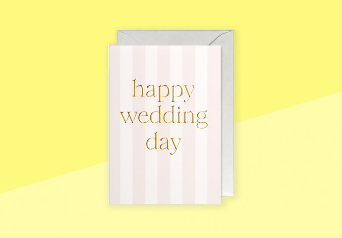PARASOL - Greeting card - Happy Wedding Day