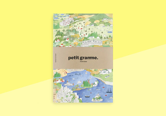 PETIT GRAMME - Medium Notebook - Cartographie
