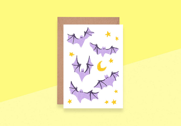 SOUS-BOIS - Greeting card - Bats
