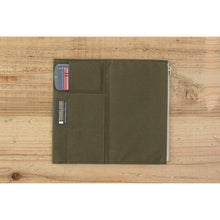 Load image into Gallery viewer, TRAVELER&#39;S FACTORY - Paper Cloth Zipper Regular size - Olive