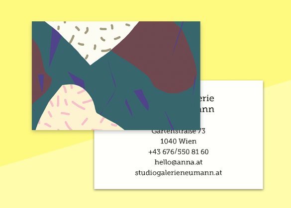 SOUS-BOIS - business cards  – "papier"