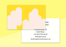 Laden Sie das Bild in den Galerie-Viewer, Visitenkarten - "Arrondi"
