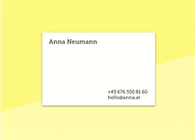 Load image into Gallery viewer, SOUS-BOIS - business cards  – &quot;blanc #2&quot;