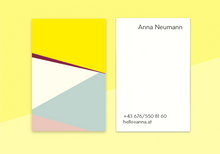 Laden Sie das Bild in den Galerie-Viewer, SOUS-BOIS - Visitenkarten - "Croisé"