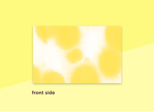 Load image into Gallery viewer, SOUS-BOIS - business cards  – &quot;buvard yellow&quot;