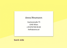 Laden Sie das Bild in den Galerie-Viewer, SOUS-BOIS - Visitenkarten - "Cocon"