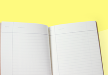 Laden Sie das Bild in den Galerie-Viewer, NOTEM - Vita Notizbuch klein - Blau und Gelb liniert