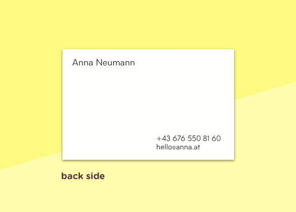 SOUS-BOIS - business cards  – "mail"