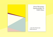 Laden Sie das Bild in den Galerie-Viewer, SOUS-BOIS - Visitenkarten - "Croisé"