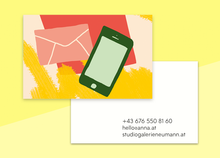Load image into Gallery viewer, SOUS-BOIS - business cards  – &quot;mail&quot;