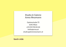 Laden Sie das Bild in den Galerie-Viewer, SOUS-BOIS - Visitenkarten - "Confetti"