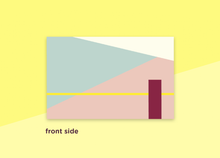 Laden Sie das Bild in den Galerie-Viewer, SOUS-BOIS - Visitenkarten - "Géométrique"