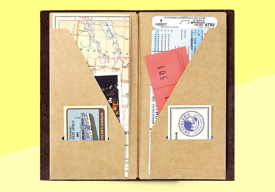 TRAVELER'S COMPANY – Traveler's Notebook Regular - 020 Kraft Paper Folder