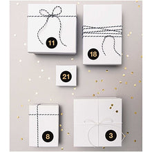 Load image into Gallery viewer, PAPER POETRY - Advent Stickers - Black