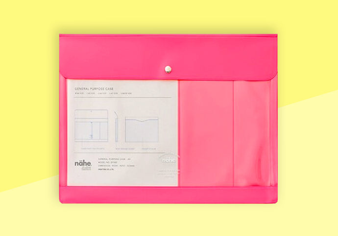 HIGHTIDE - Nähe - General Purpose Case - A5 Neon Pink