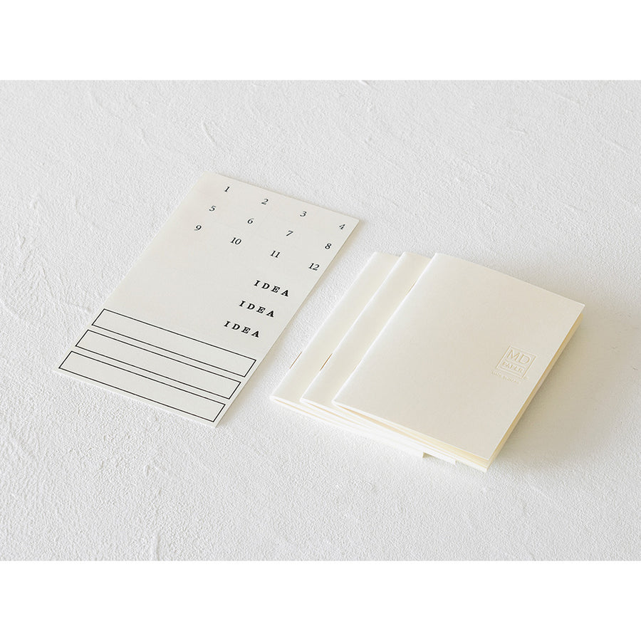 MIDORI - MD Notebook Light (3pcs pack) - A7 blank