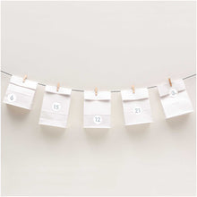 Load image into Gallery viewer, PAPER POETRY - Advent Calendar Set - White