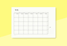 Load image into Gallery viewer, SOUS-BOIS - Weekly planner desk pad