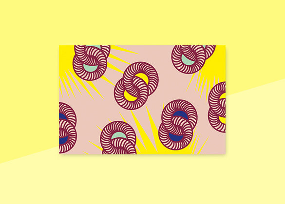 SOUS-BOIS - business cards  – "afro"