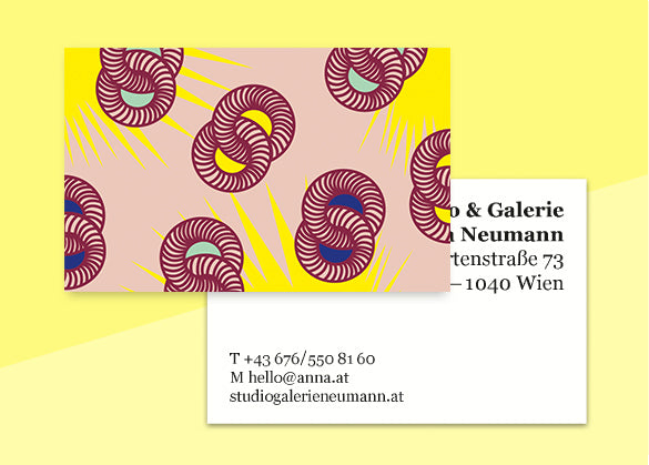 SOUS-BOIS - business cards  – "afro"