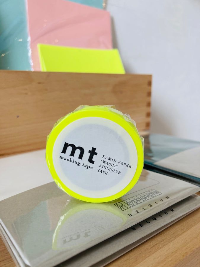 MT Masking Tape - shocking yellow