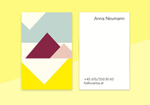 Load image into Gallery viewer, SOUS-BOIS - business cards  – &quot;pyramid&quot;