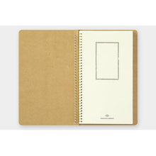 Laden Sie das Bild in den Galerie-Viewer, TRAVELER'S COMPANY - Spiral Ring Notebook - A5 Slim Paper Pocket