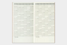 Load image into Gallery viewer, TRAVELER&#39;S COMPANY - Traveler&#39;s Notebook Regular - 2025 monthly diary