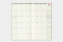 Load image into Gallery viewer, TRAVELER&#39;S COMPANY - Traveler&#39;s Notebook Regular - 2025 monthly diary