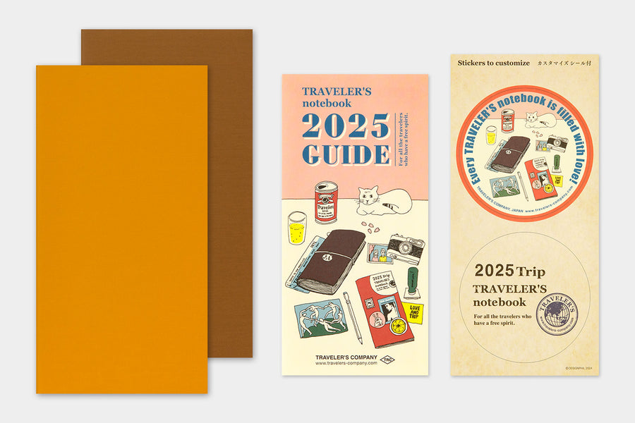 TRAVELER'S COMPANY - Traveler's Notebook Regular - 2025 weekly vertical diary