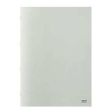 Laden Sie das Bild in den Galerie-Viewer, MIDORI - Flat Tagebuch 2026 - A4 schwarz