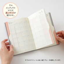 Load image into Gallery viewer, MIDORI - Double Schedule Progress 2027 - B6 - Ochre
