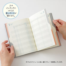 Load image into Gallery viewer, MIDORI - Double Schedule Progress 2027 - B6 - Ochre