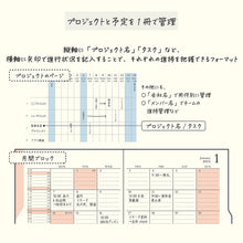 Load image into Gallery viewer, MIDORI - Double Schedule Progress 2027 - B6 - Ochre