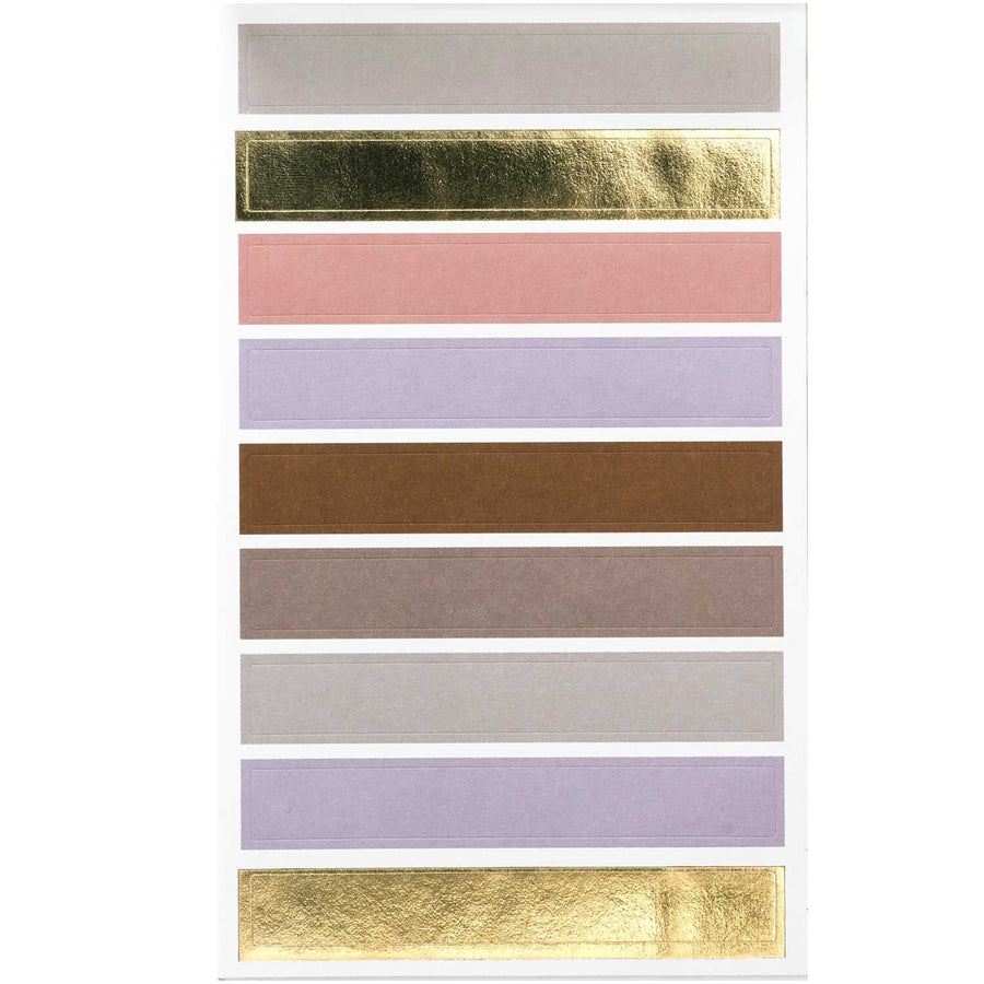 PAPER POETRY - Sticker Punkte & Streifen - Mauve