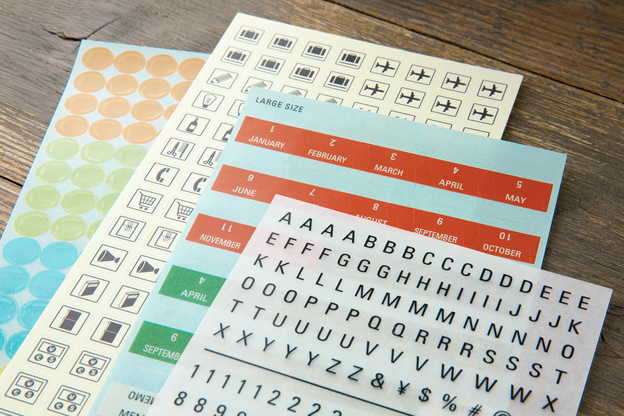 TRAVELER'S COMPANY - Traveler's Notebook - 2025 Customized Sticker Set